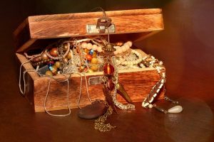 le platine et autres bijoux de valeur